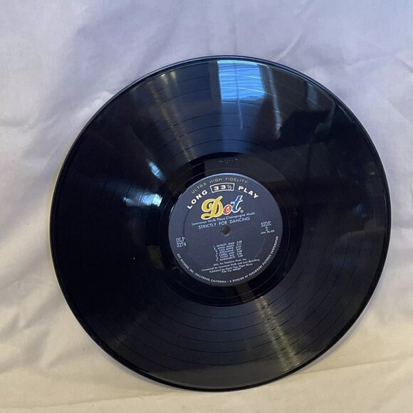 Lawrence Welk Strictly For Dancing (Vinyl, 1960) Dot Records DLP 3274 VG+ LP - Picture 7 of 8